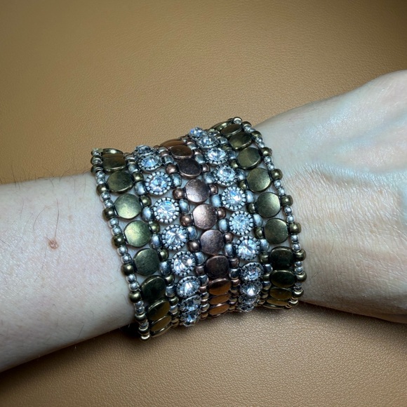 RARE Heidi Klum "Wildlife Warrior" Stretch Cuff Bracelet - Picture 5 of 7